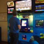 Just prior to the computer winning him $61.20 with no human skill at all.