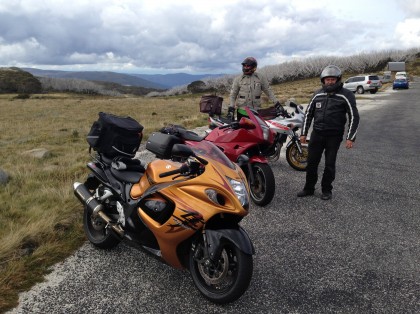 Falls Creek one day before the snows arrived. Lucky us.